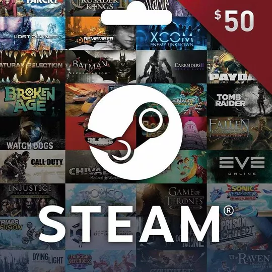 Купить Подарочная карта Steam 50 USD