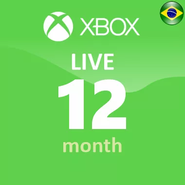 XBOX live subscription 12 months (Brazil)