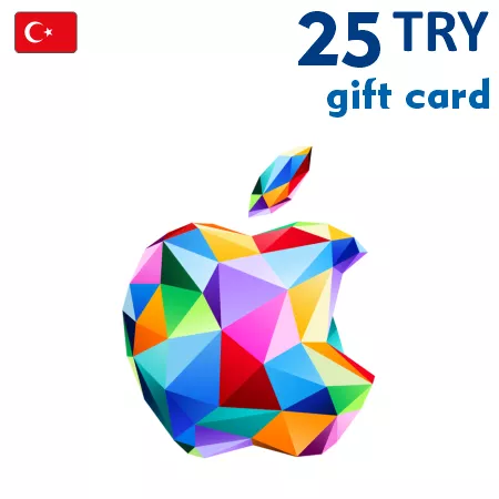 Купить Подарочная карта Apple 25 турецких лир (Турция)