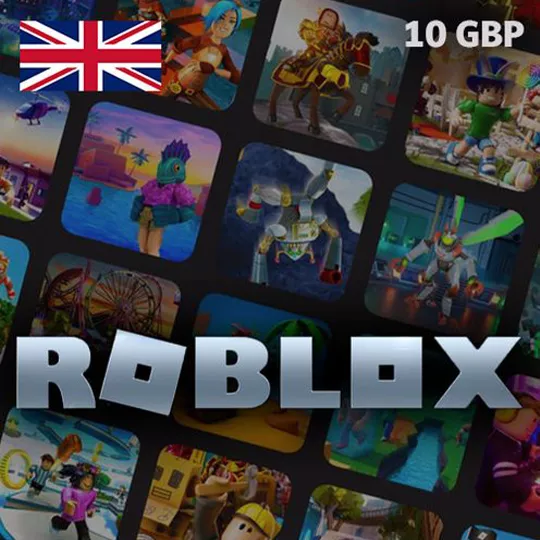 Купить Подарочная карта Roblox на 10 фунтов стерлингов (Великобритания)