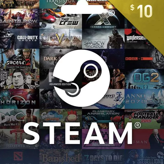 Купить Подарочная карта Steam 10 долларов США