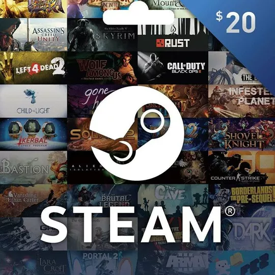 Купить Подарочная карта Steam 20 USD