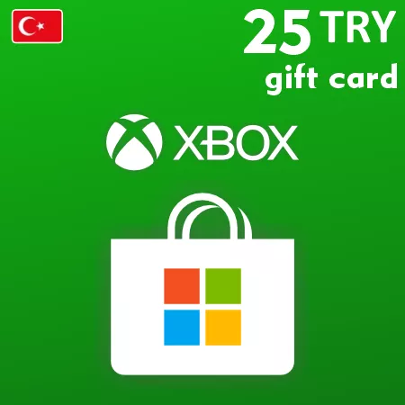 Купить Подарочная карта Xbox Live на 25 турецких лир (Турция)