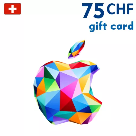 Купить Подарочная карта Apple 75 швейцарских франков (Швейцария)