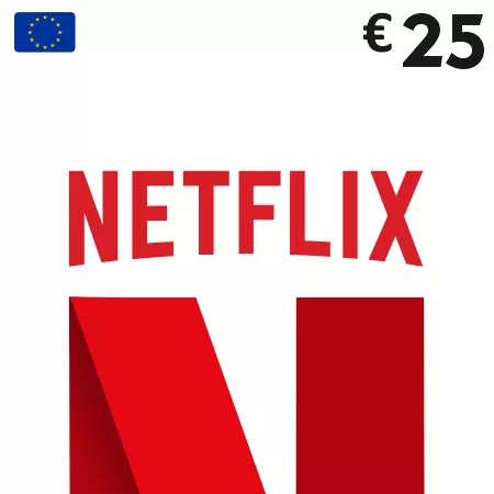 Netflix Gift Card 25 EUR Key EUROPE