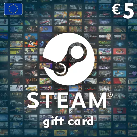 Carta regalo Steam Wallet da 5 EUR
