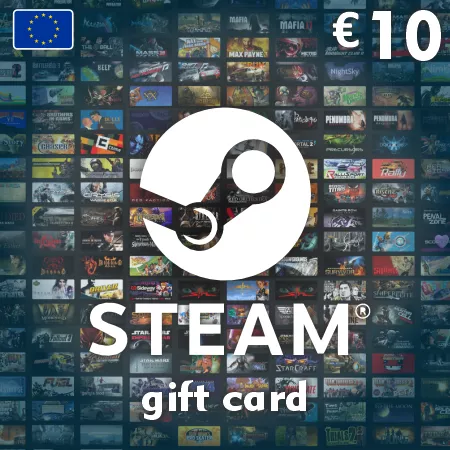 Steam Wallet lahjakortti 10 EUR