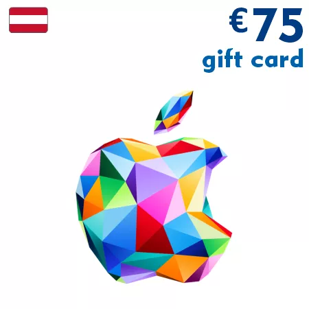 Köpa Apple presentkort 75 EUR (Österrike)