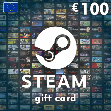 Karta podarunkowa Portfela Steam o wartości 100 EUR