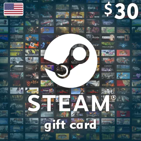 Steam gift card 30 USD