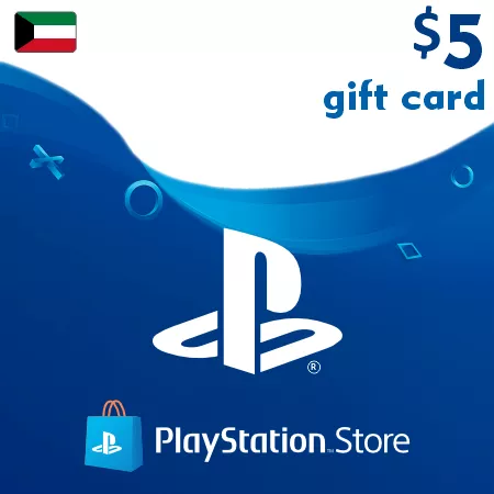 Playstation Gift Card (PSN) 5 USD (Kuwait)