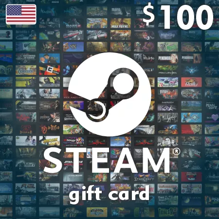 Steam dárková karta 100 USD