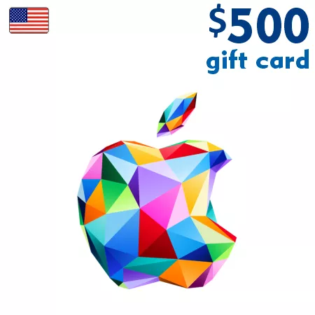 Köpa Apple presentkort 500 USD (USA)