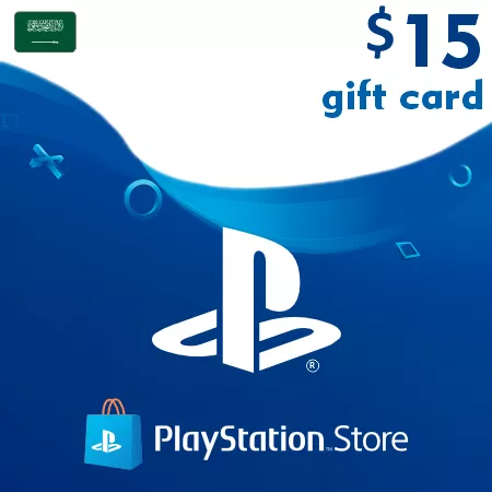 Playstation Gift Card (PSN) 15 USD (SAU)