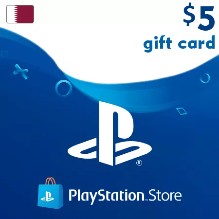 Playstation Gift Card (PSN) 5 USD (Qatar)