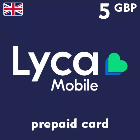 Lyca Mobile Voucher 5 GBP UK