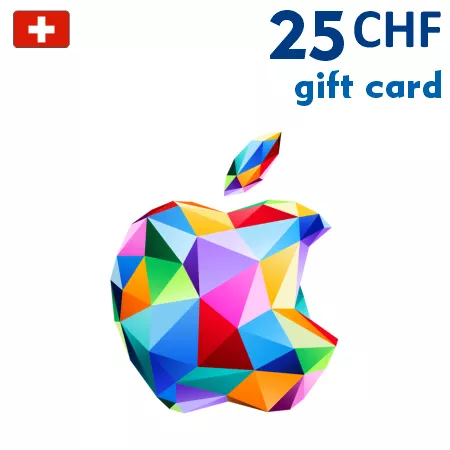Köpa Apple presentkort 25 CHF (Schweiz)