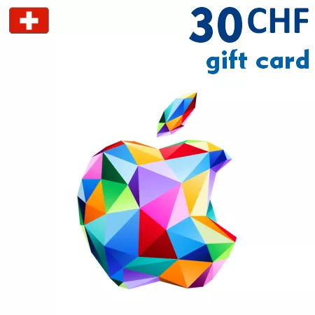 Kjøp Apple-gavekort 30 CHF (Sveits)