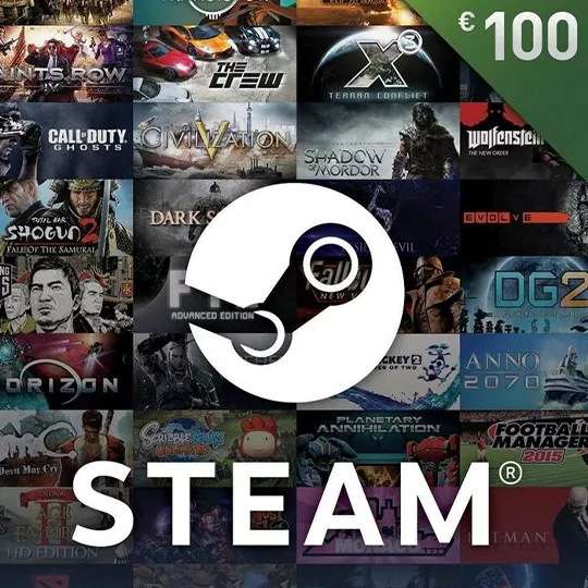 Подарункова карта Steam 100 євро