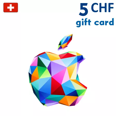 Kjøp Apple-gavekort 5 CHF (Sveits)