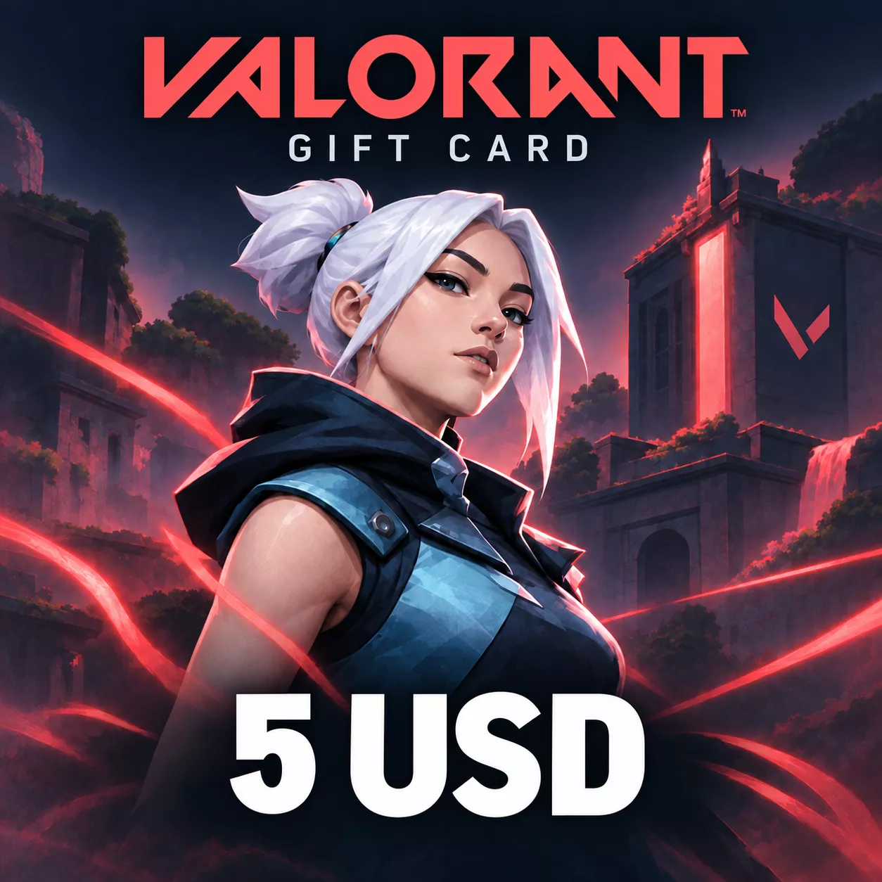 Pirkt Valorant dāvanu karte 5 USD