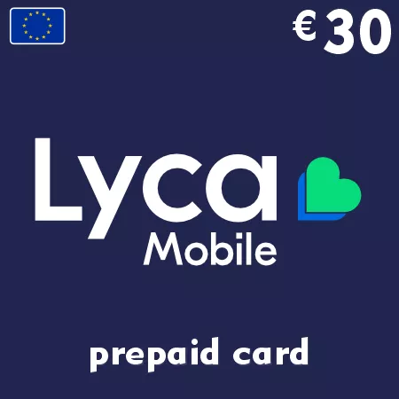 Buy Lyca Mobile Voucher 30 EUR (Europe)