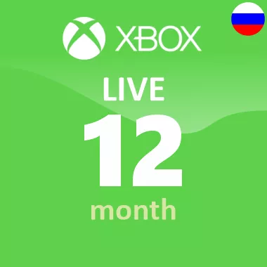 XBOX live subscription 12 months Russia