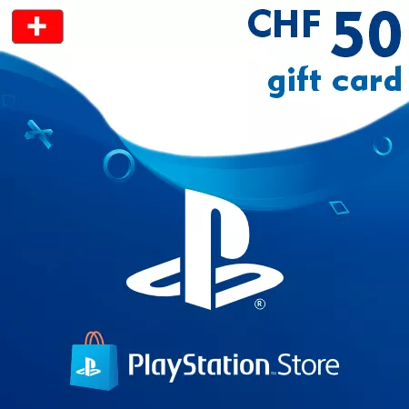 Kjøp Playstation-gavekort (PSN) 50 CHF (Sveits)