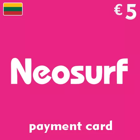 Kup Kupon Neosurf o wartości 5 EUR LT