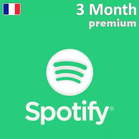 Buy Spotify Premium Gift Card 3 Month (France)