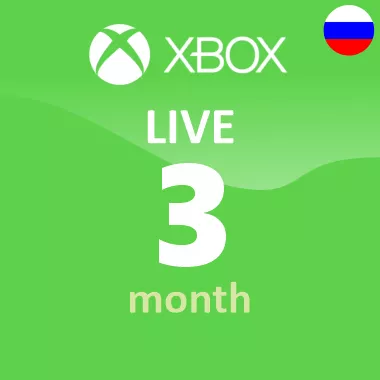 XBOX live subscription 3 months Russia