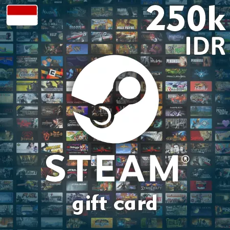 Steam Gift Card 250000 IDR (Indonesia)