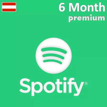 Kup Karta podarunkowa Spotify Premium na 6 miesięcy (Austria)