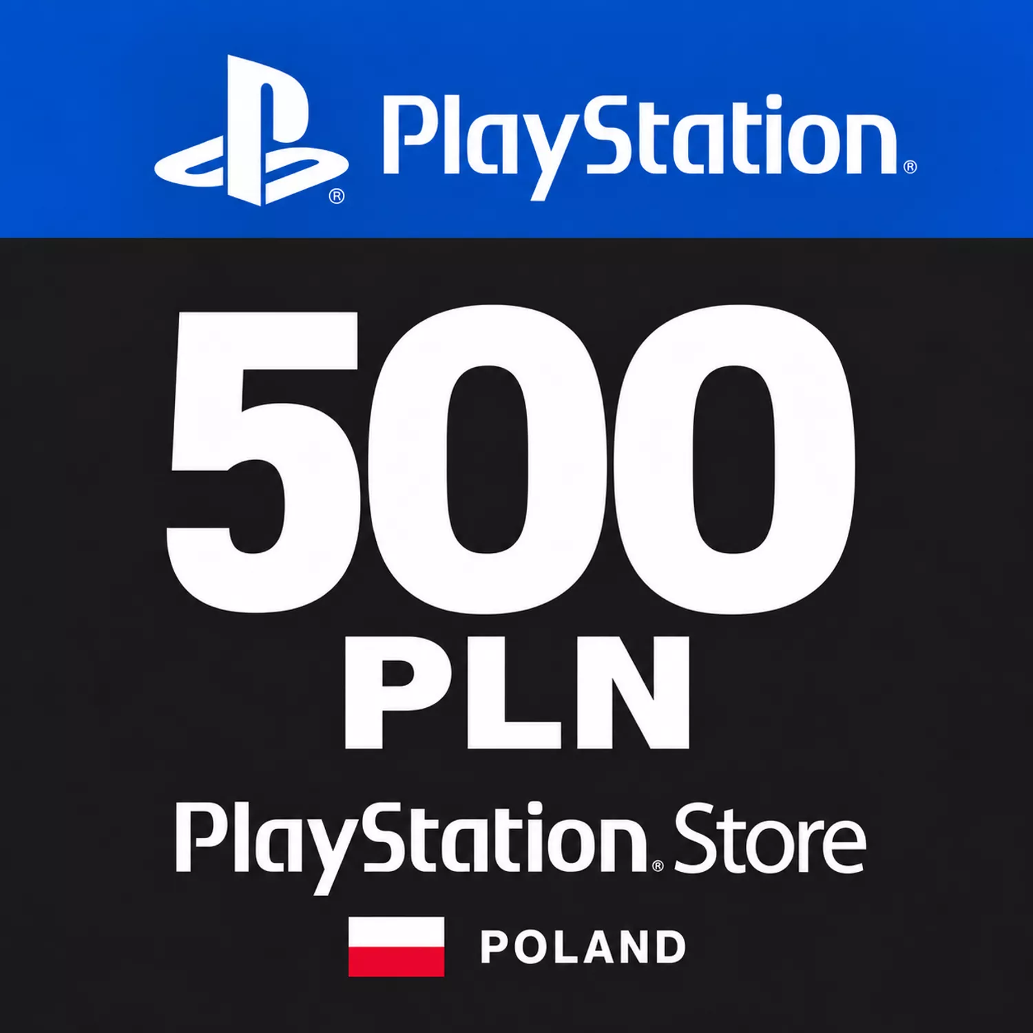 PSN Card 500 PLN (Poland) &ndash; PlayStation Gift Card