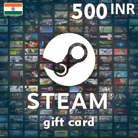 Buy Steam Wallet Gift Card 500 INR India