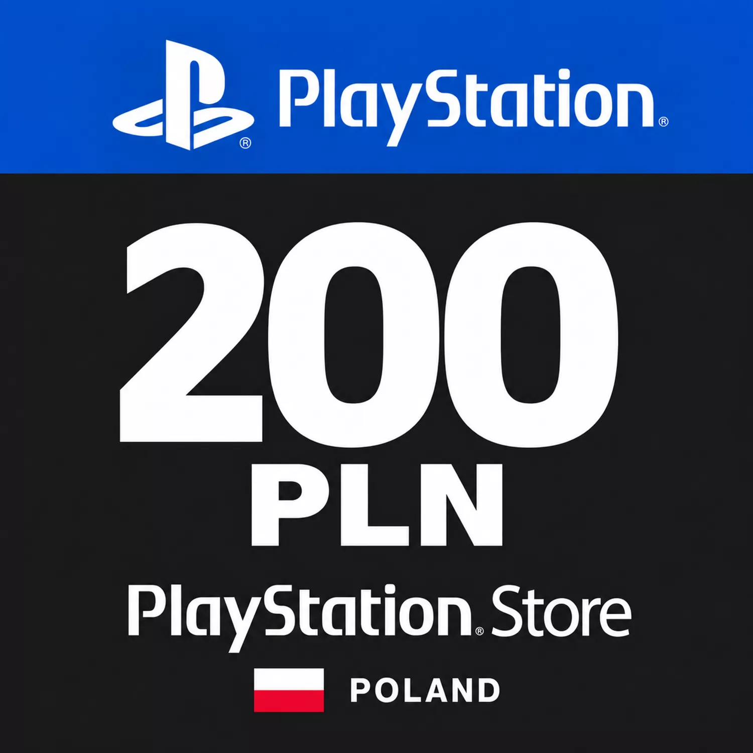 PSN Card 200 PLN (Poland) &ndash; PlayStation Gift Card
