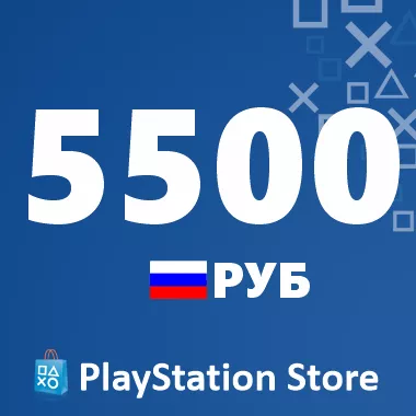 Buy PSN Gift Card 5500 RUB Russia