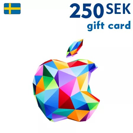 Kjøp Apple-gavekort 250 SEK (Sverige)