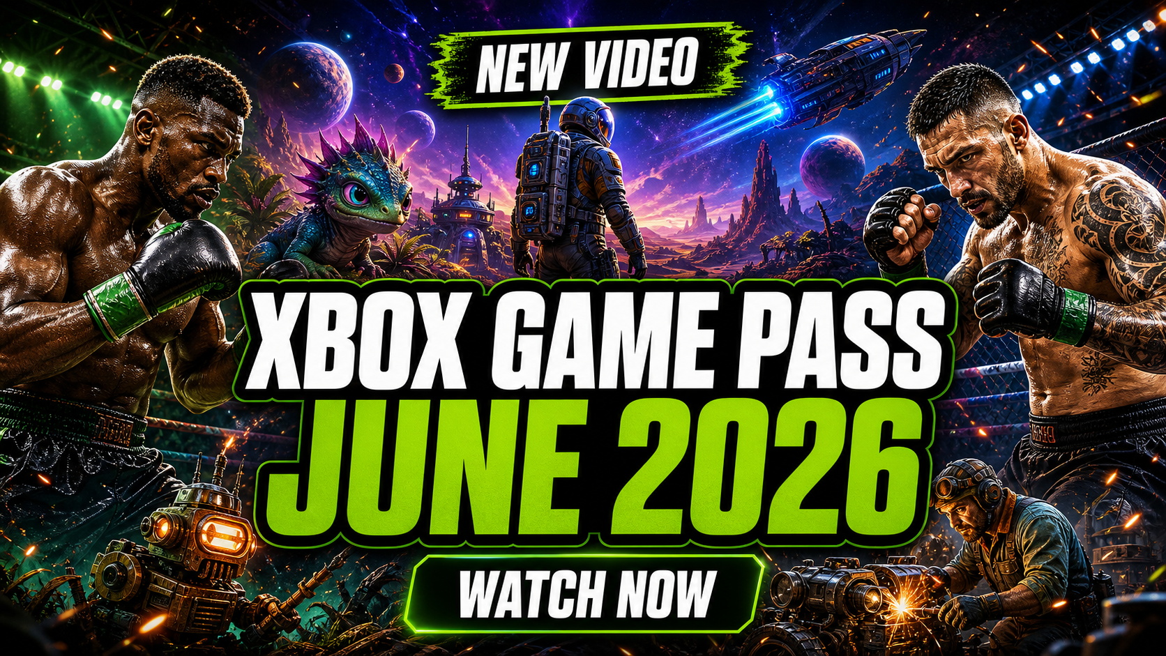 News Image: Xbox Game Pass em junho de 2026: Boxe, UFC, Aventuras Espaciais e Caos Indie